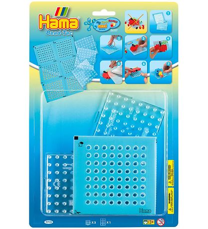 Hama Maxi Perles?t - 3 stk. + 1 Sticker - Kvadrater