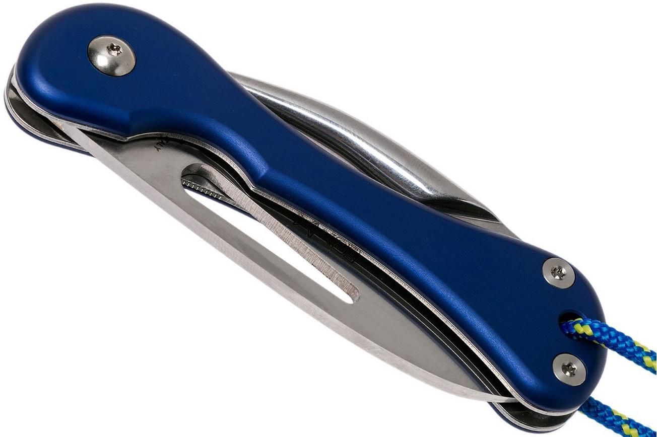 Fox 233B Sailing knife, blauw aluminium