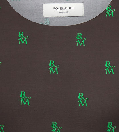 Rosemunde Bluse - Rsmn Monogram Green Print