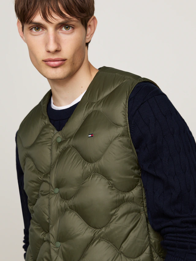Tommy Hilfiger Steppweste »ONION QUILTED DOWN LINER VEST« mit Zwiebelsteppung