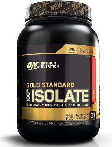Optimum Nutrition Gold Standard 100% Isolate - Whey Protein Isolaat - Strawberry Eiwitshake - 930 gram (31 shakes)