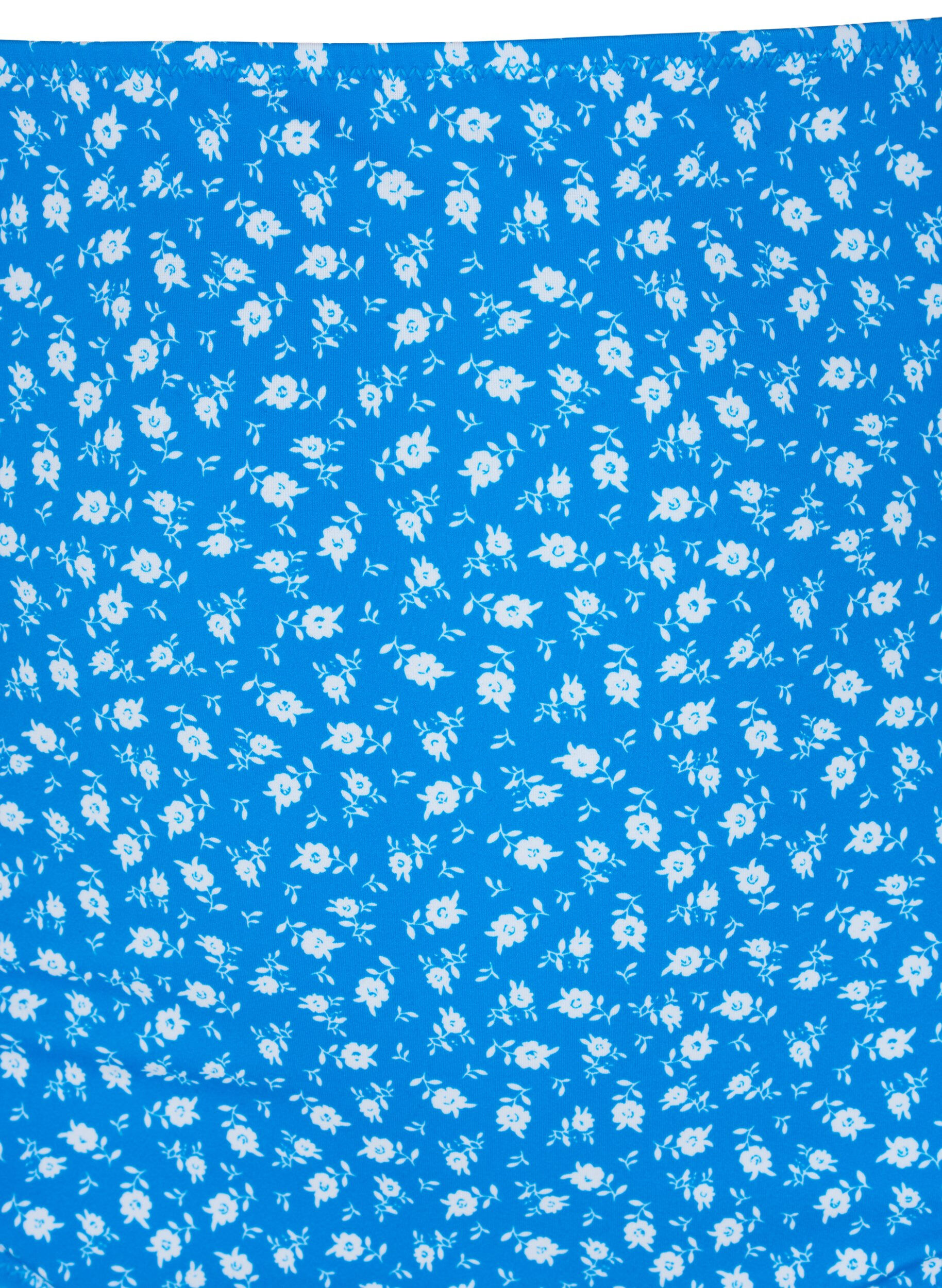 Ekstra højtaljet bikini trusse med blomsterprint