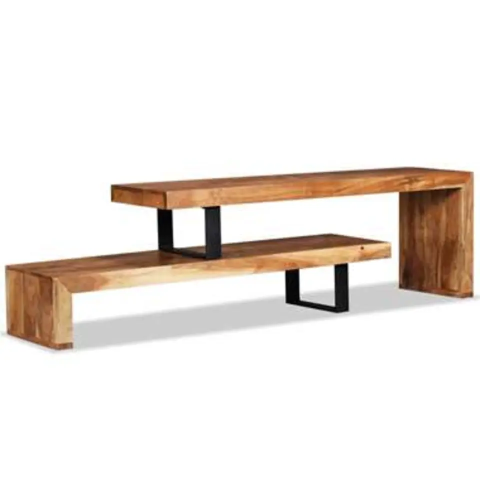 vidaXL - Tv-meubel - Bruin - Hout