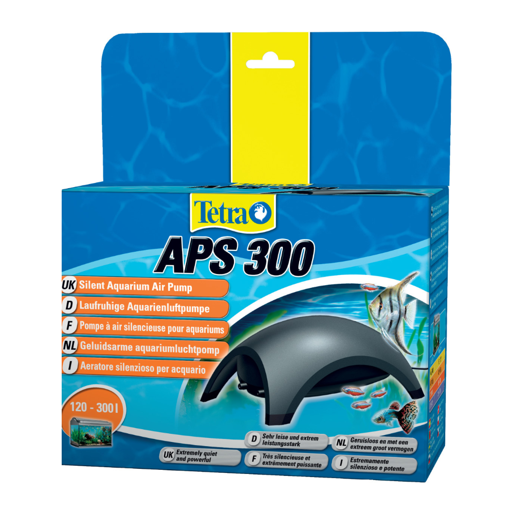 Pompe à air silencieuse pour aquariums aps 300 | 120 - 300 litres
