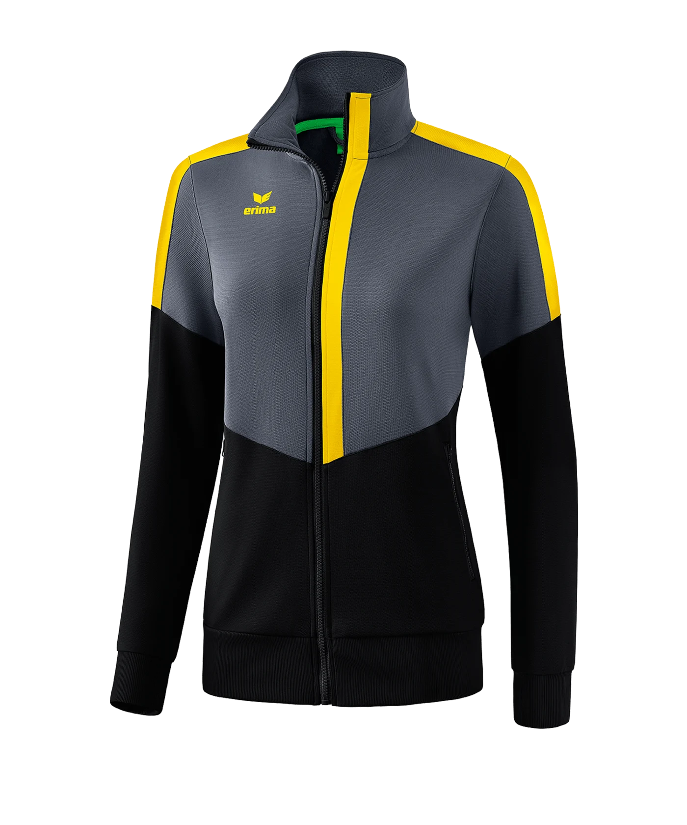 Erima Squad Trainingsjacke Damen Grau Schwarz
