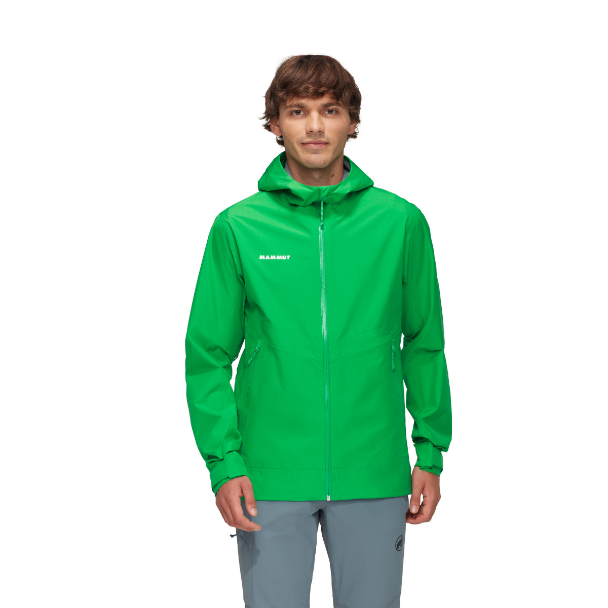 Mammut Alto Light HS Hooded skal- og regnjakke, herre (Pinea)