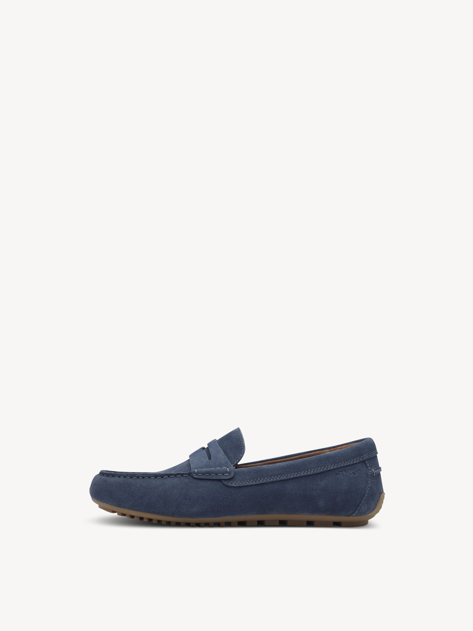 Leren Instappers - blauw
