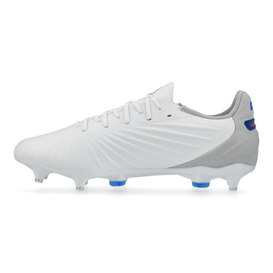 PUMA King Match SG Formula - Blanc/Bleu/Flat Light Gray