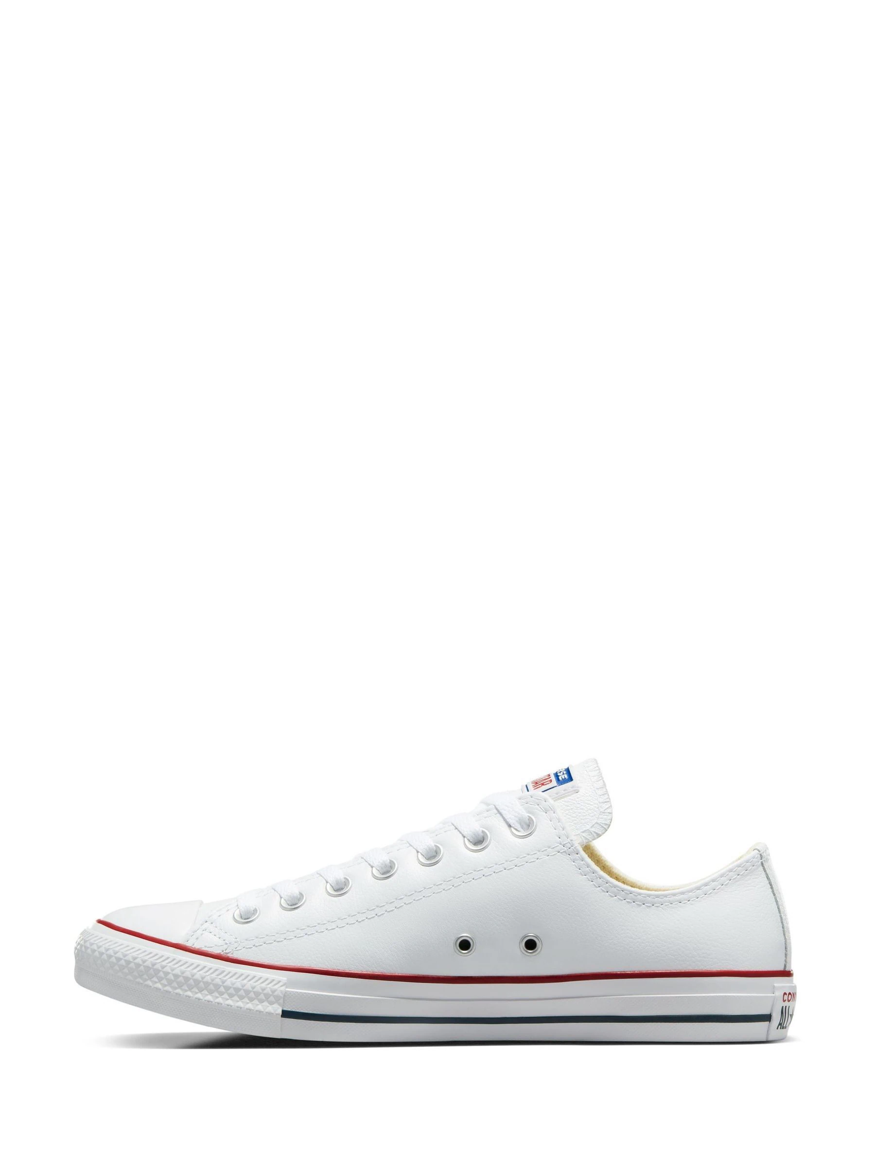 Wit - Converse witte leren Chuck Ox sneakers