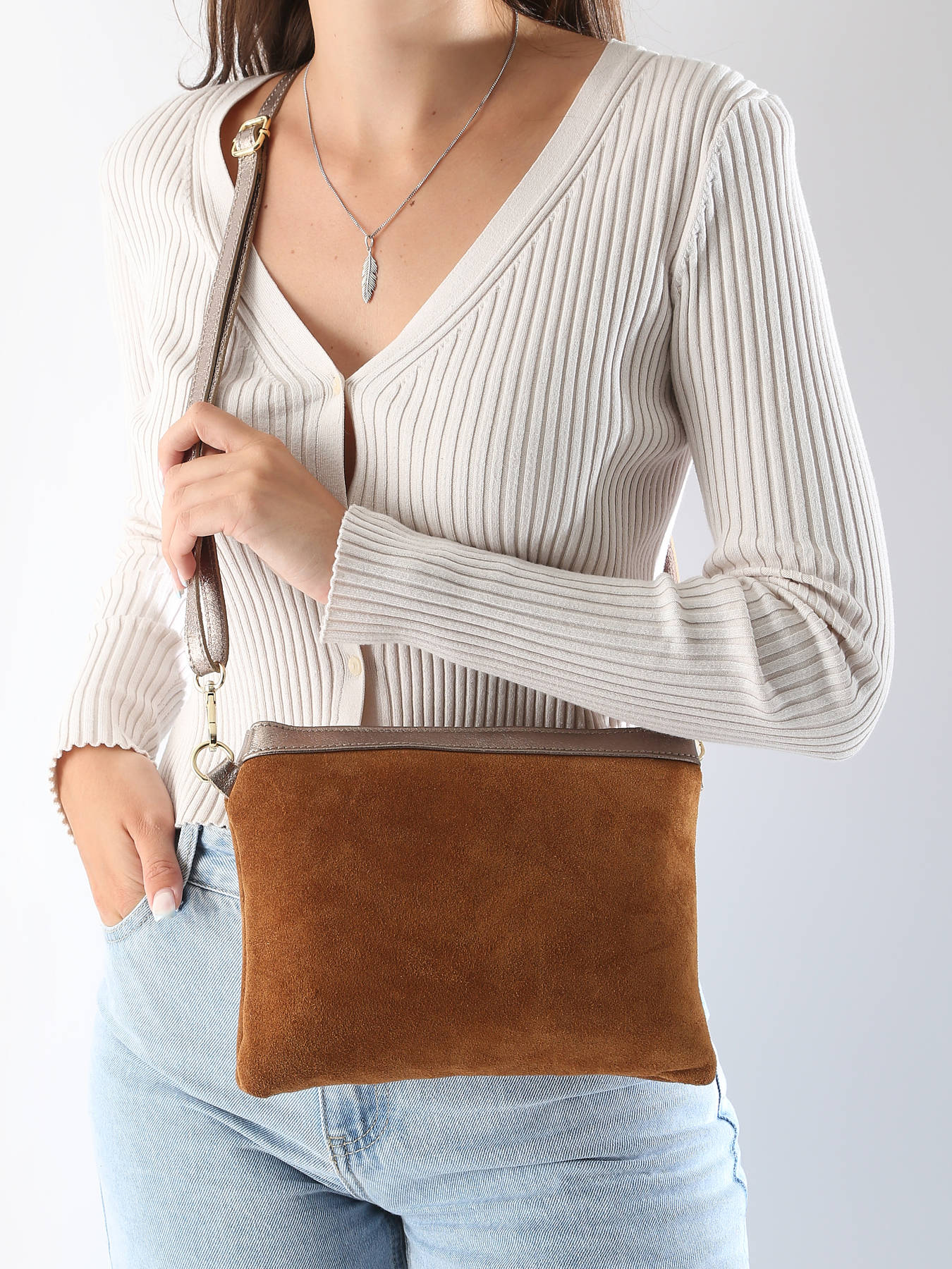 Sac bandoulire Velvet cuir MILANO