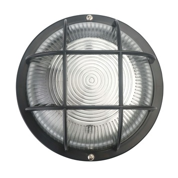 Handson wandlamp bulleye kunststof rond zwart