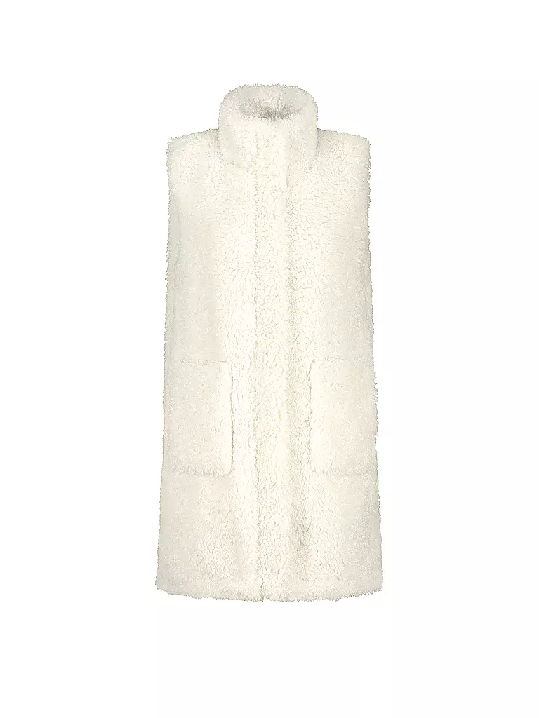 MONARI Gilet in Felloptik creme