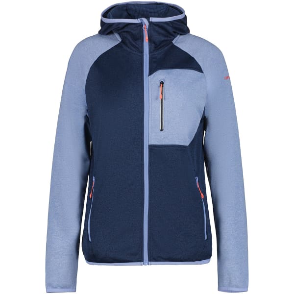 Veste polaire randonnée ICEPEAK BANKS MIDLAYER JACKET W BLEU FONCE