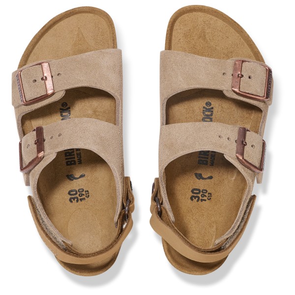Birkenstock - Kid's Milano AS Suede Leather - Sandales