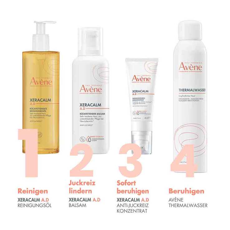 Avene XeraCalm A.D rückfettendes Reinigungsöl, 400 ml