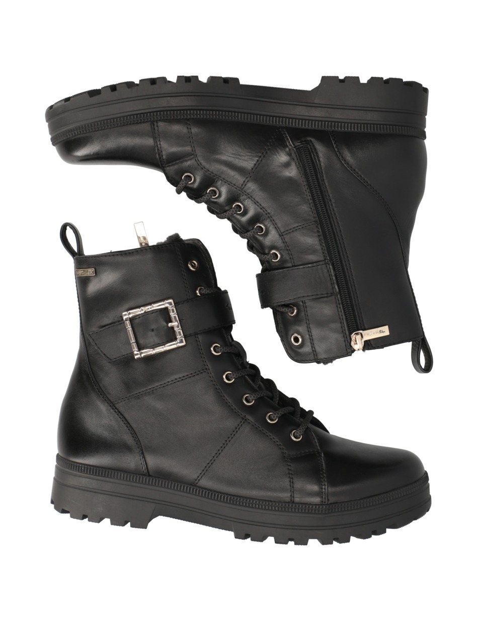Glattleder Schnürboot