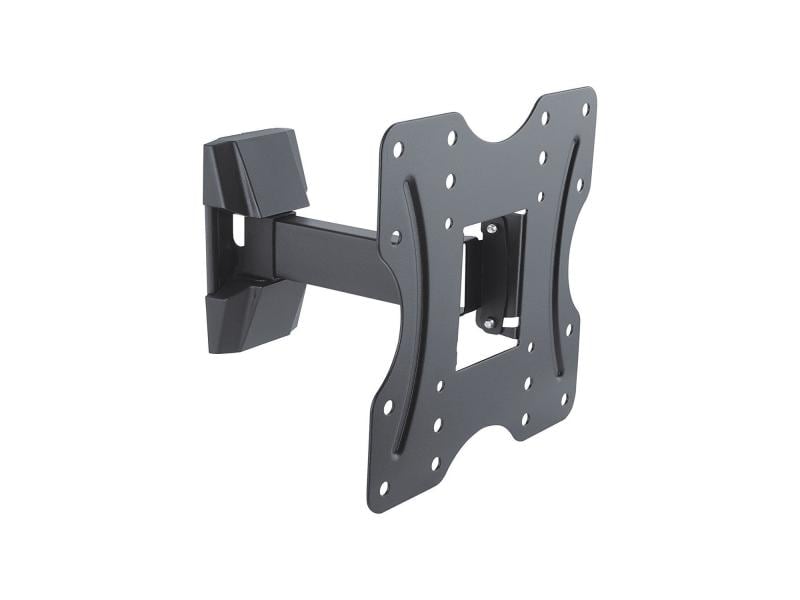 PureMounts Wandhalterung PM-FM10-200 Schwarz Dreh- und neigbare TV-Wandhalterung