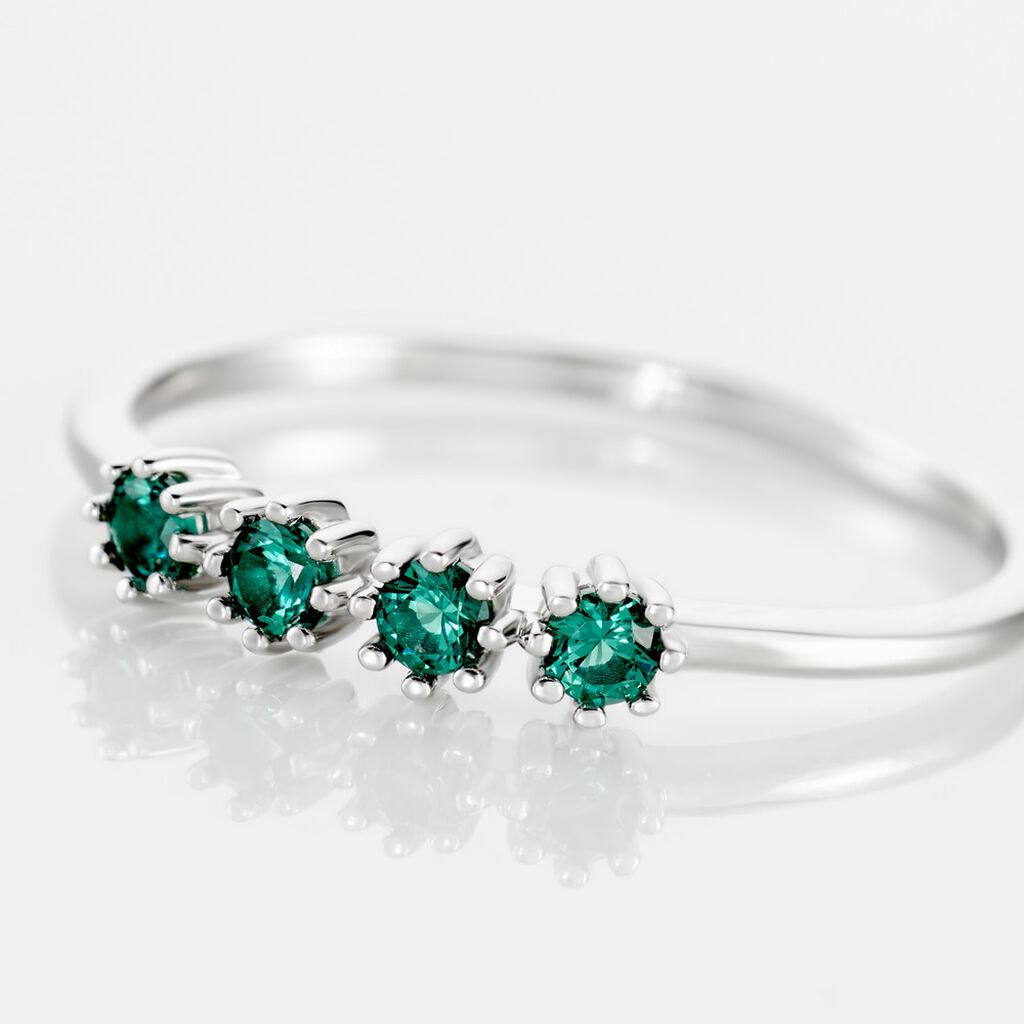 Bague Karrie Argent Blanc Oxyde De Zirconium