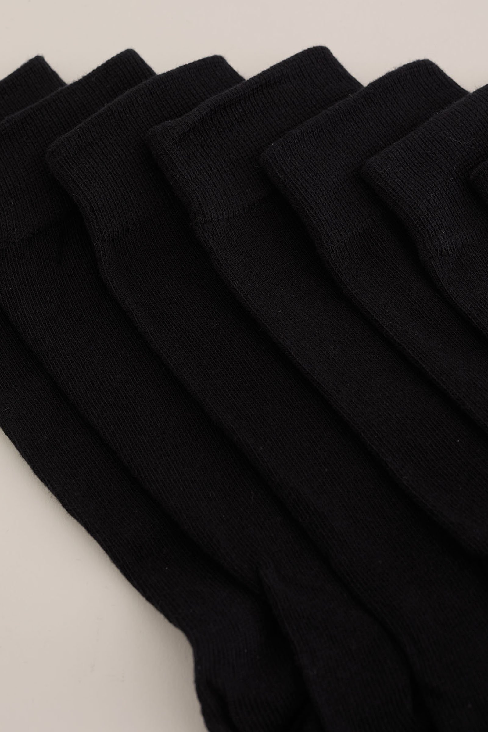sokken, 7-pack WE Fashion Zwart