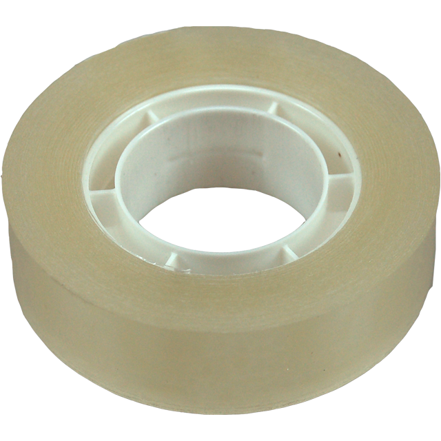 Officetape, PP, 15mm, 33m, transparant