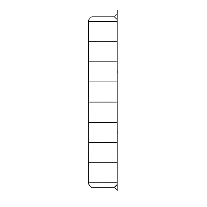 Échelle murale pour rangement modulable ouvert GoodHome Rigga noir H. 129 cm