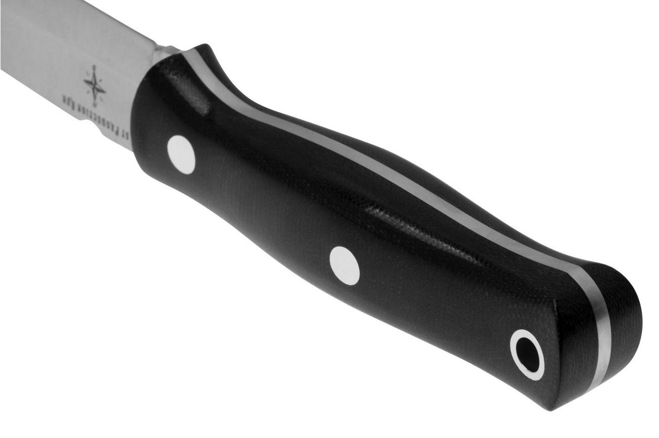 Bark River Euro Bushcrafter 06-186-BCM MagnaCut, Black Canvas Micarta bushcraftmes