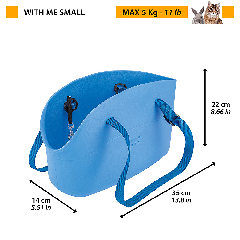 With-me small sac de transport chiens chat en caoutchouc différentes couleurs sac mode ferplast