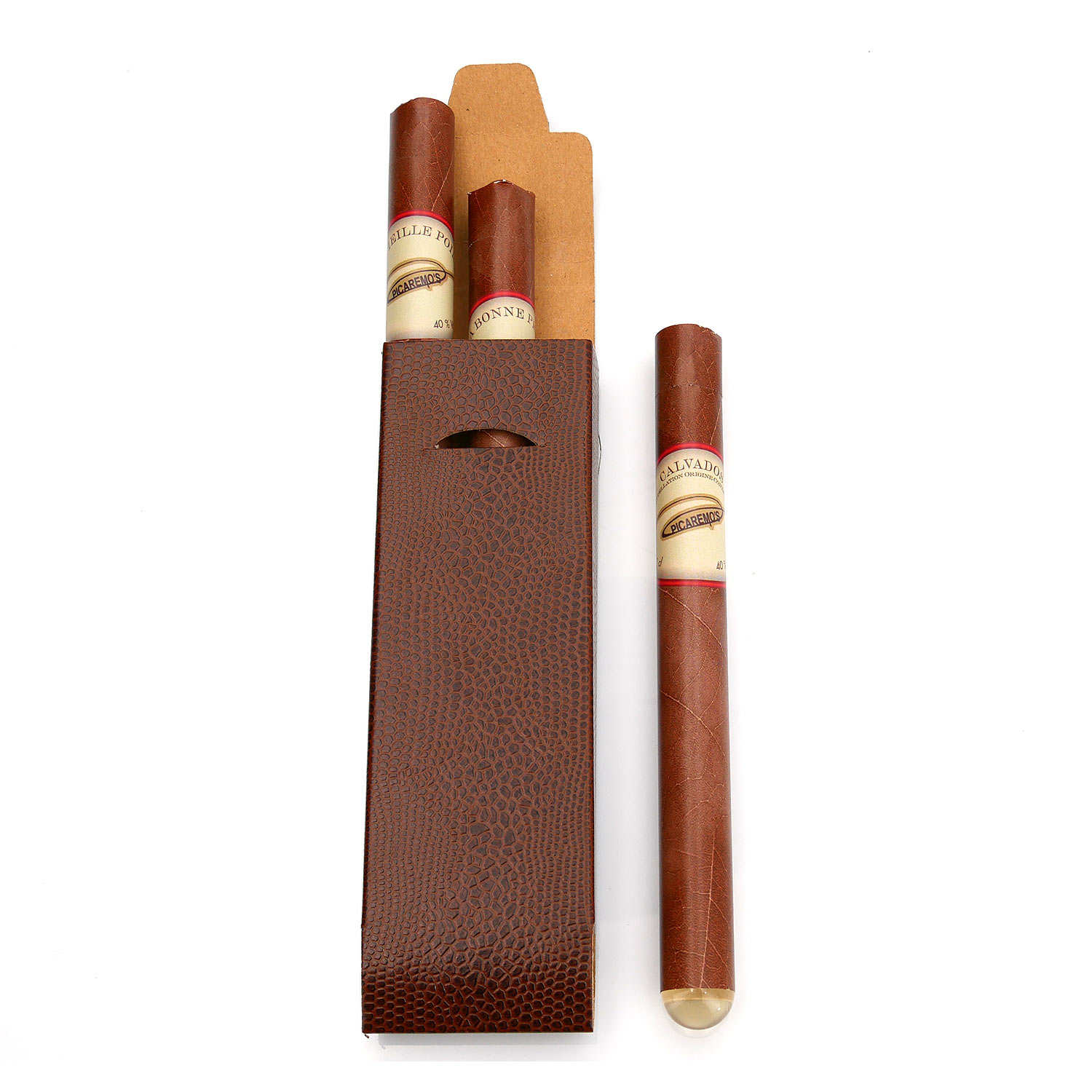 Etui de 3 cigares d'eaux de vie assorties