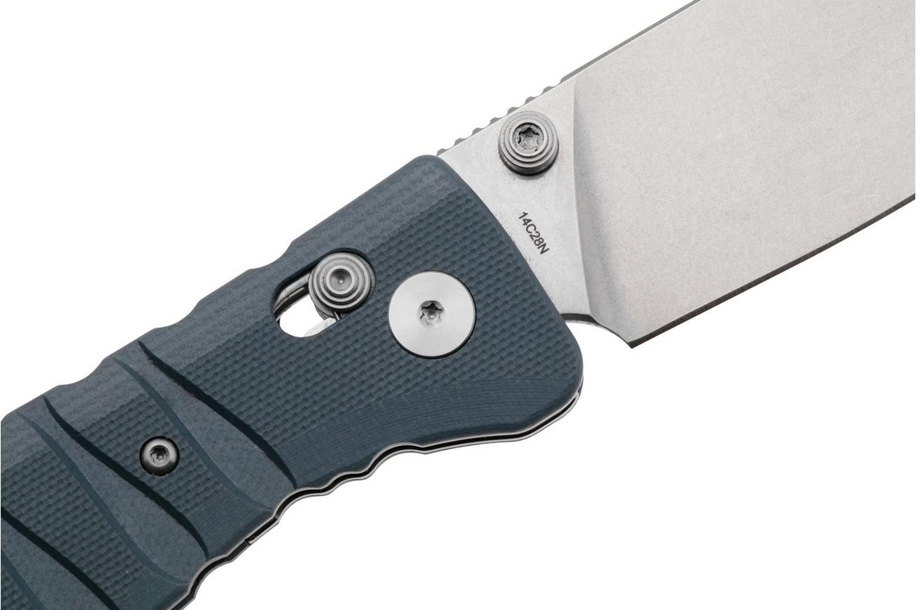 QSP Knife Ripley QS160-B1 Stonewashed 14C28N Gray G10, zakmes, Keanu Alfaro design