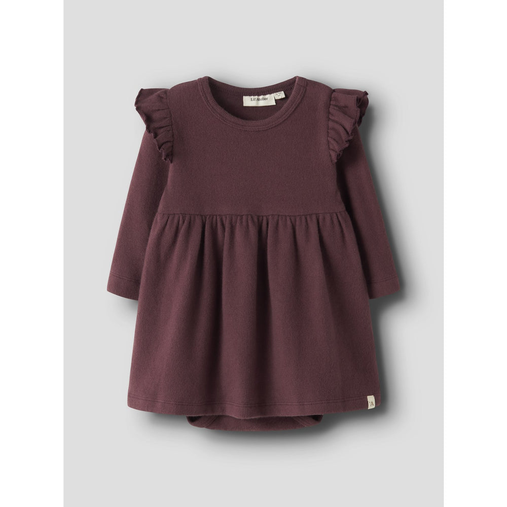 Køb Lil'Atelier Catawba Grape Nbfthora Hun Ls Body Kjole Lil