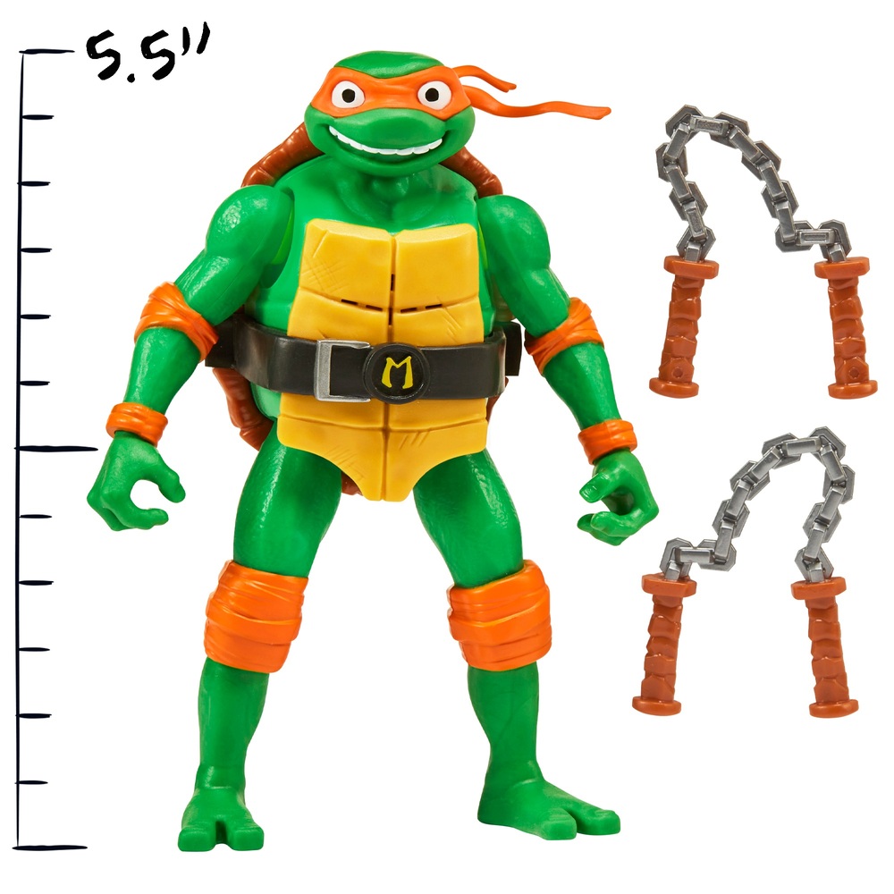 Teenage Mutant Ninja Turtles: Mutant Mayhem - Ninja Shouts Figur Michelangelo