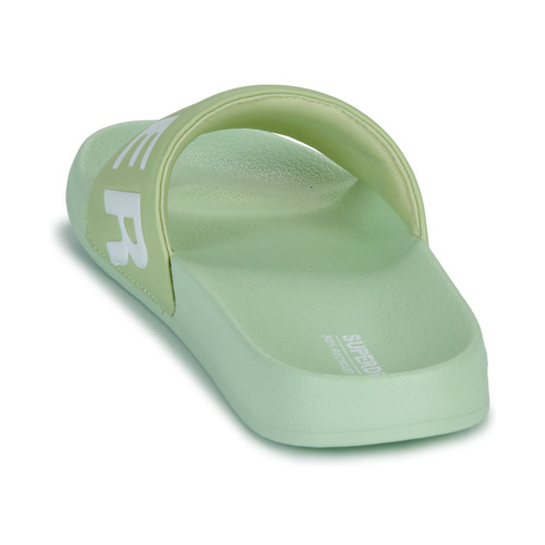 Superdry - Sandales De Piscine Véganes Core - Vert / Blanc