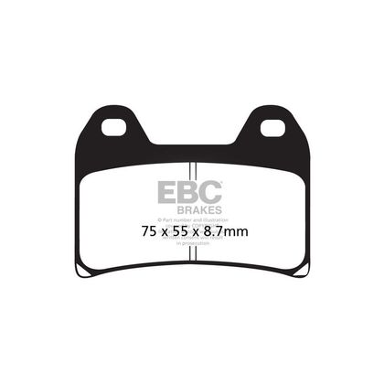 Plaquettes de freins EBC Organique avant