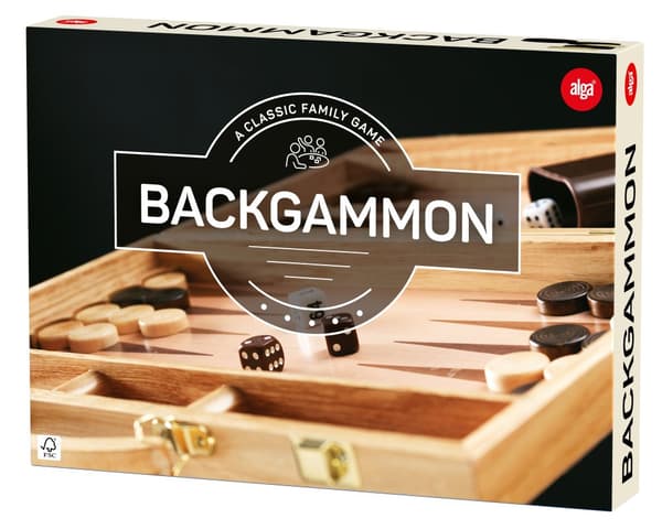 Spill Backgammon, Alga (SE/FI/NO/DK/EN)
