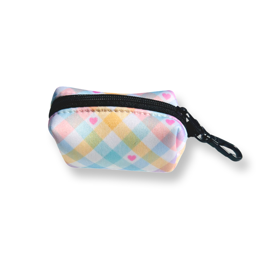 Porta-bolsas - Vichy pastel
