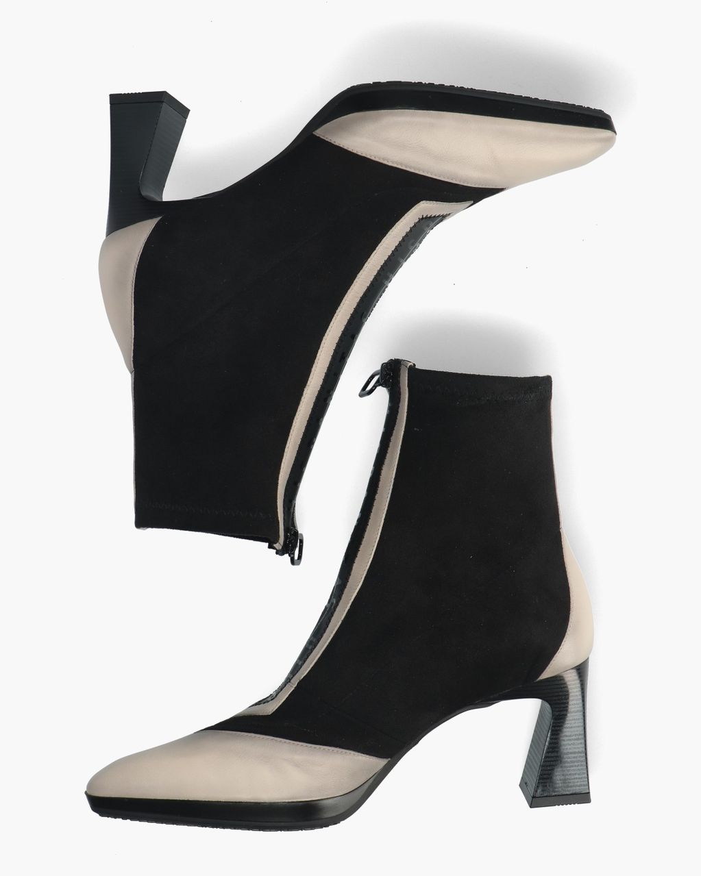 Hispanitas HI254186 Zwart/Wit Dames Enkelboots
