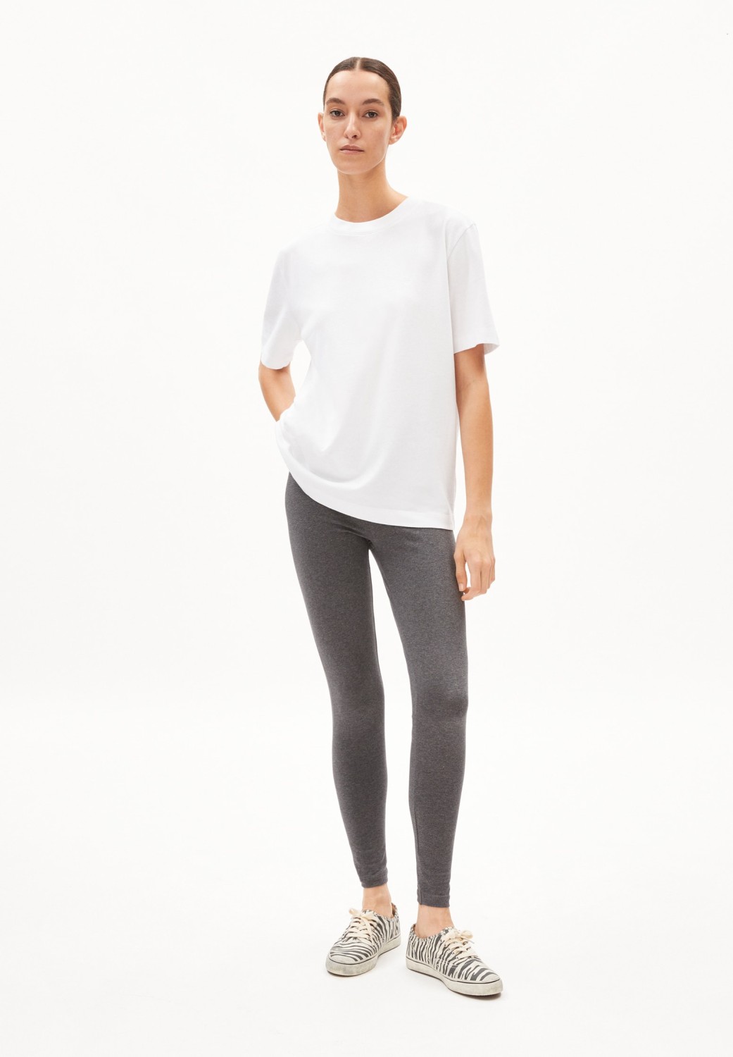 Armedangels Leggings Faribaa Dark Grey Melange