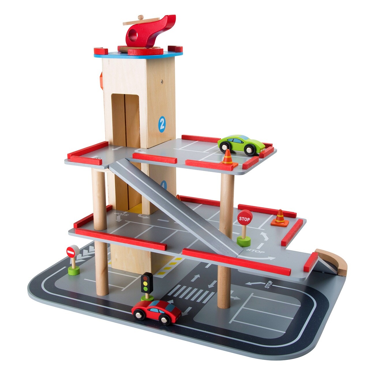 Smallfoot Parkhaus Rasante Abfahrt 4777 Mehrfarbig Spiel-Parkhaus