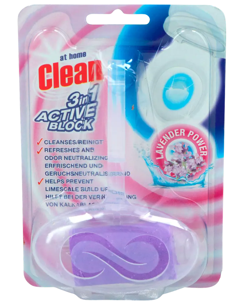 At Home Clean Toiletblok 40 g - Lavendel