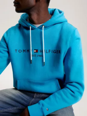 Moletom com capuz e modelagem regular com logo
