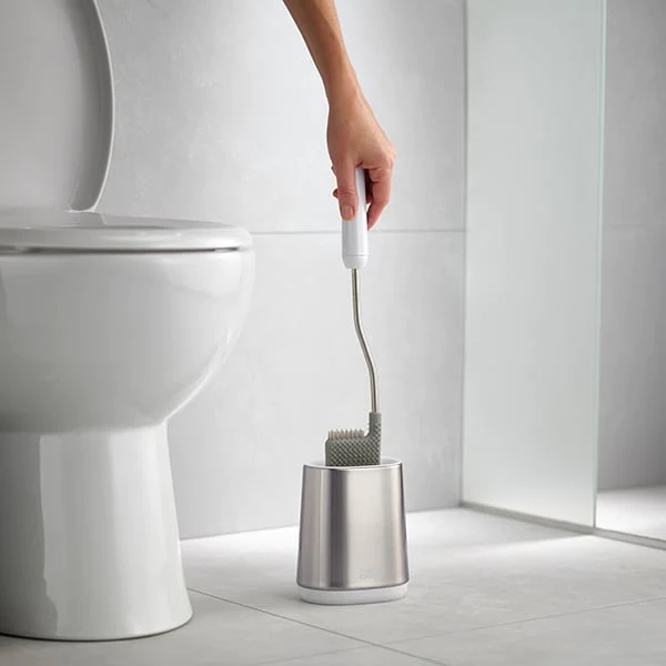 Brosse pour toilettes avec support inox flex Joseph Joseph
