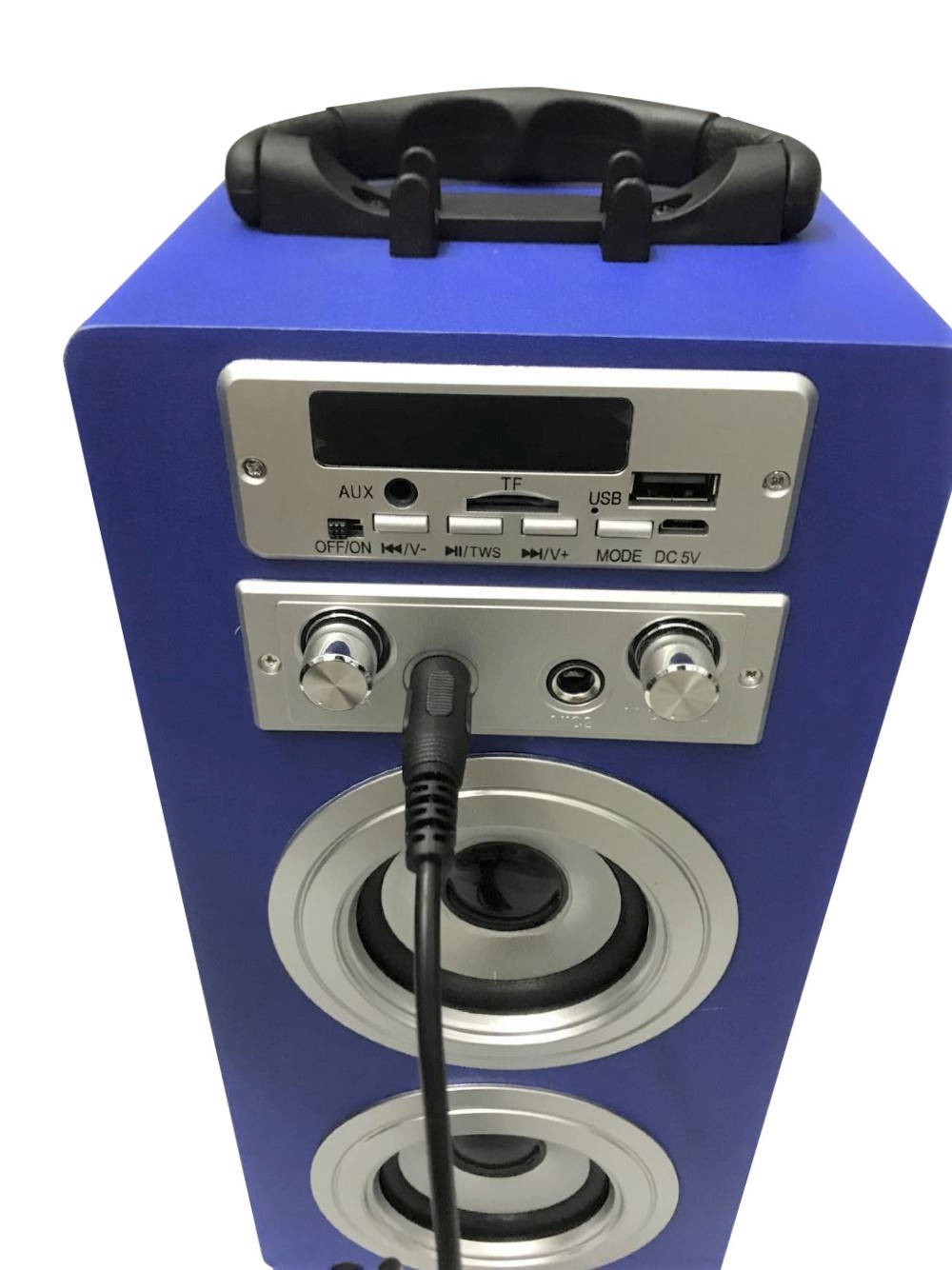 Bluetooth Lautsprecher kabellos 2 x 5 W blau