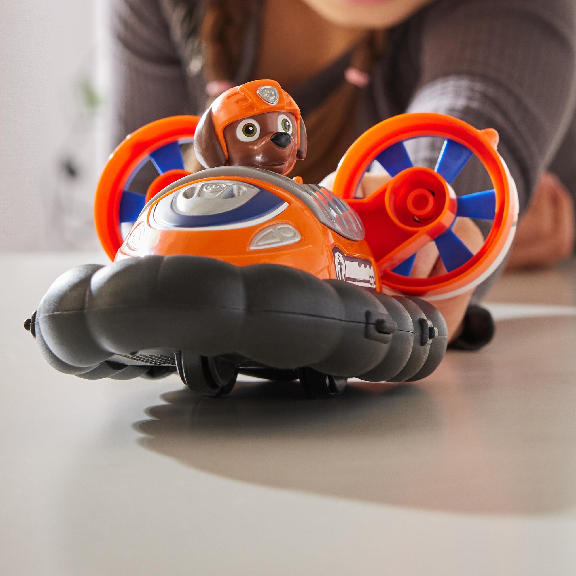 Spin Master Spielfahrzeug Paw Patrol - Luftkissenboot mit Zuma-Figur