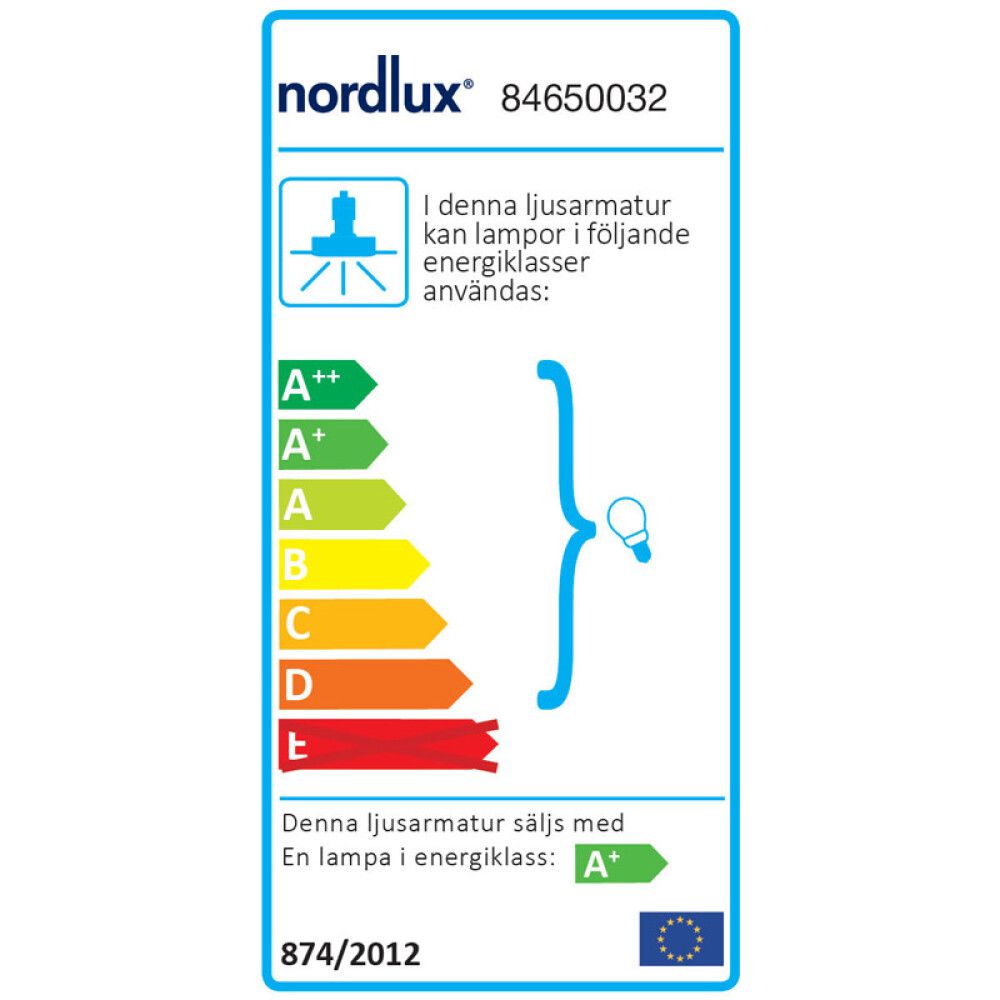 INNBYGGINGSSPOT NORDLUX BØRSTET STÅL 3X3W LED
