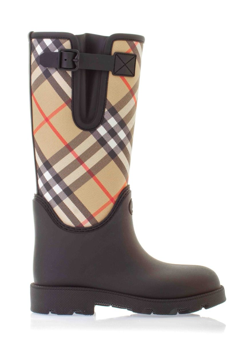 Burberry Rubber Marsh Stamp High Boots