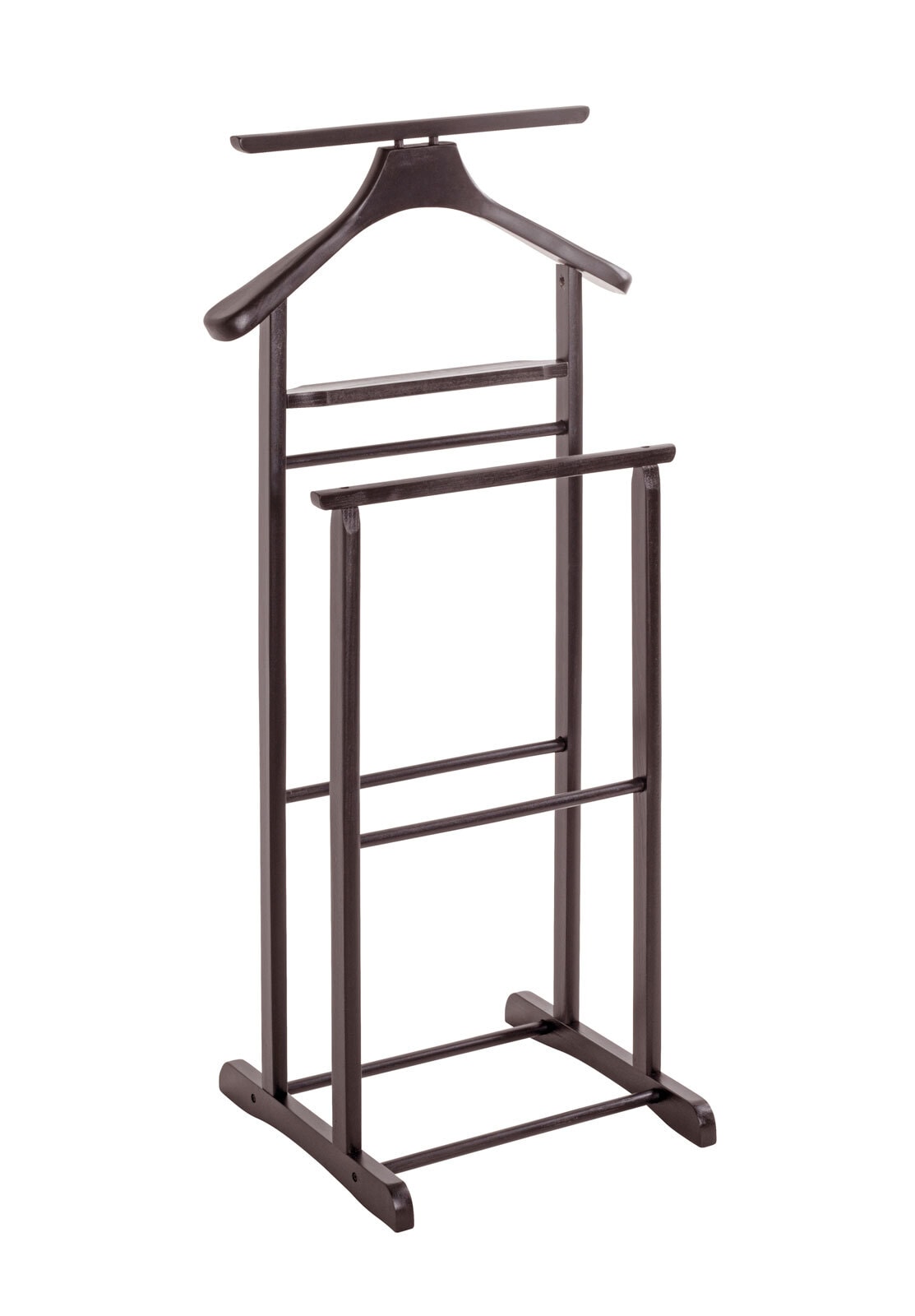 Herrendiener FUNNY 47 x 102 x 36 cm Massivholz tabakschwarz
