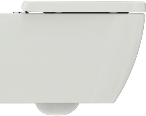 Ideal Standard wandclosetset i.life S, randloos, glanzend wit, met toiletzitting T473801