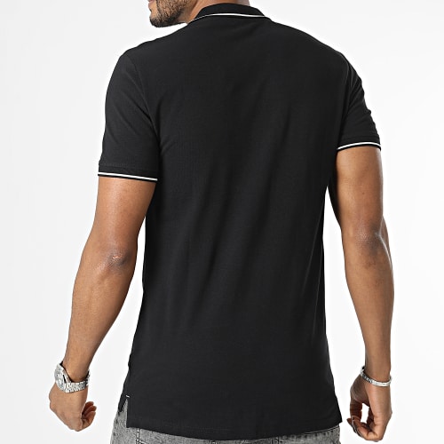 Polo Manches Courtes Fletcher Noir