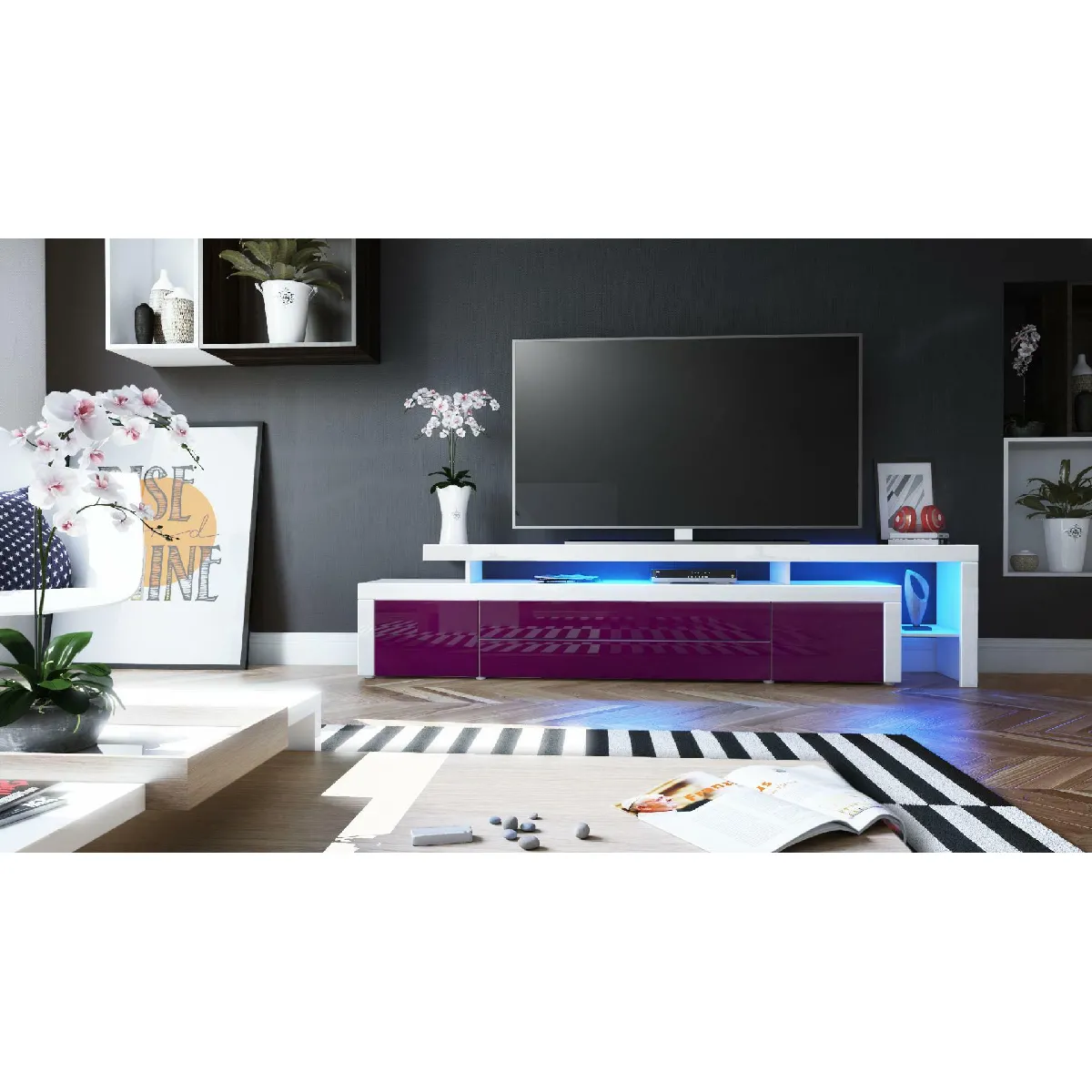 MPC Blanc Brillant Avola Anthracite