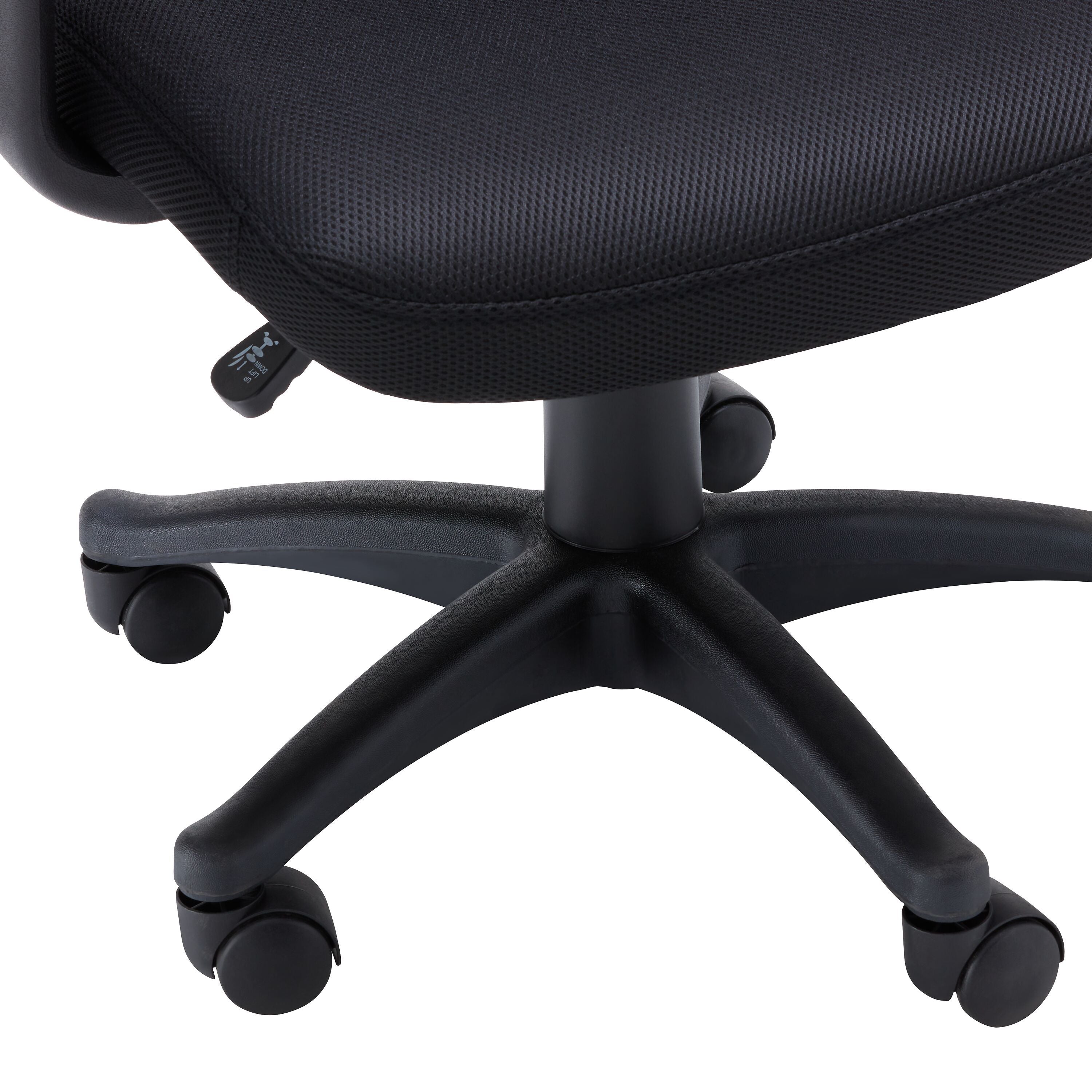 CARTER Bürostuhl - Schwarz / B: 59.0 cm x T: 53.0 cm x H: 87.5 cm